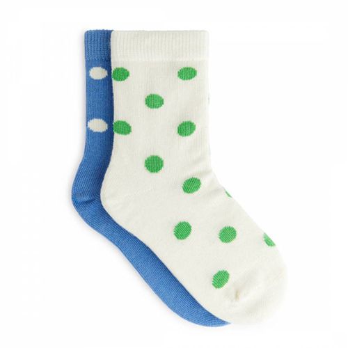 Kid's Blue Printed Sock Set - ARKET - Modalova