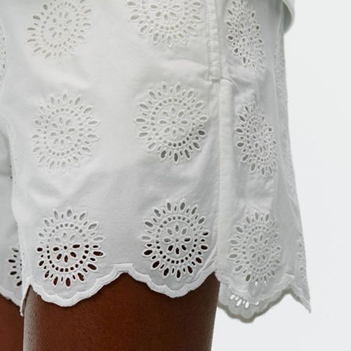 White Embroidered Short - ARKET - Modalova