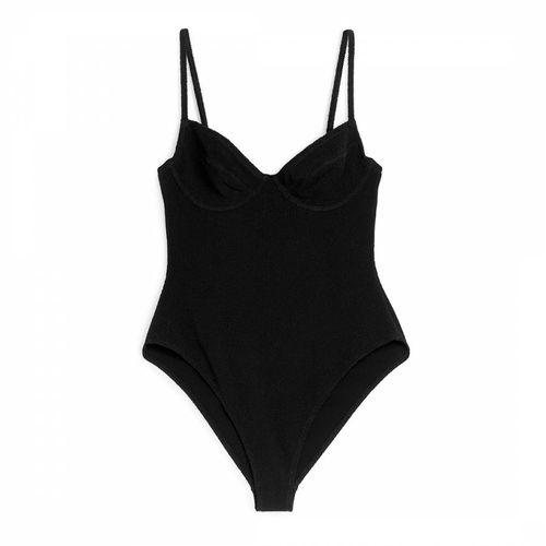 Black Strappy Swimsuit - ARKET - Modalova