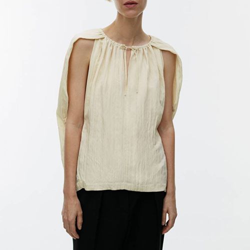 Pale Yellow Shawl Blouse - ARKET - Modalova