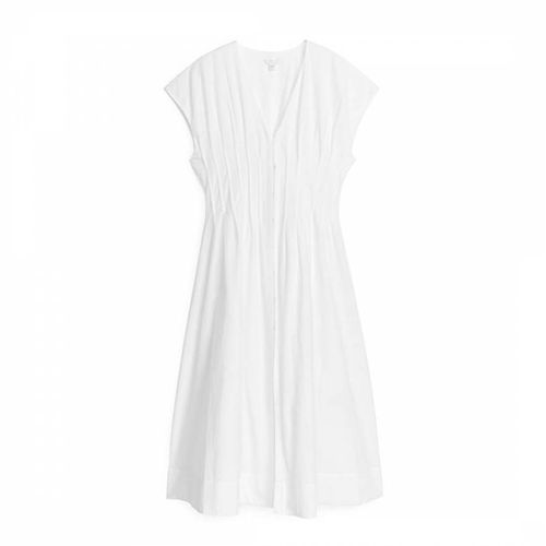 White Ruffled Sun Dress - ARKET - Modalova