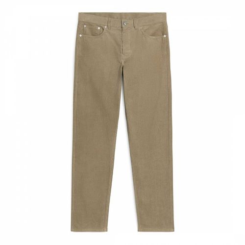 Men's Beige Corduroy Trousers - ARKET - Modalova