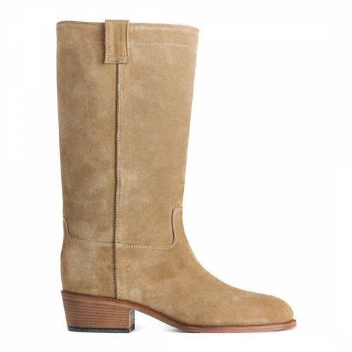 Camel Suede Boots - ARKET - Modalova