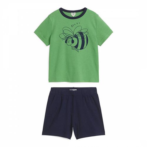 Kid's Green/Navy Pyjama Set - ARKET - Modalova