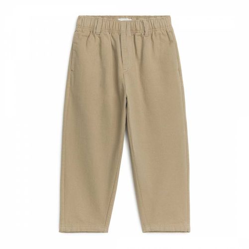 Kid's Beige Tapered Trousers - ARKET - Modalova