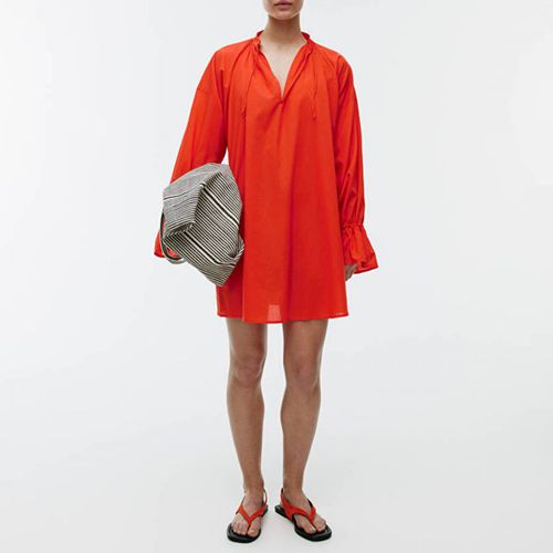 Red Shirt Style Dress - ARKET - Modalova