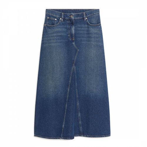 Blue Denim Skirt - ARKET - Modalova