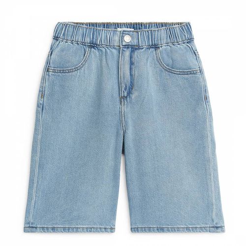 Kid's Light Blue Denim Shorts - ARKET - Modalova