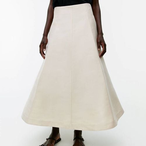 Ivory Satin Skirt - ARKET - Modalova