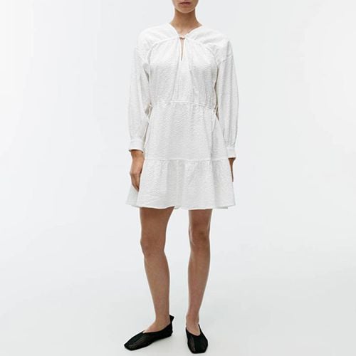 White Shirt Ruffle Dress - ARKET - Modalova