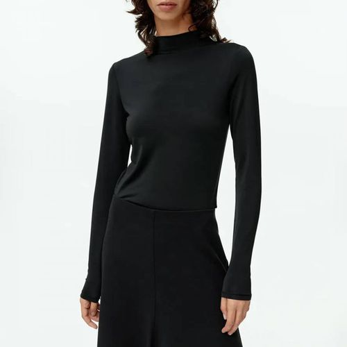 Black Mock Neck Strech Top - ARKET - Modalova