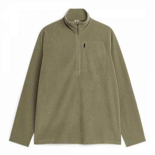 Men's Khaki Waffle Pullover - ARKET - Modalova