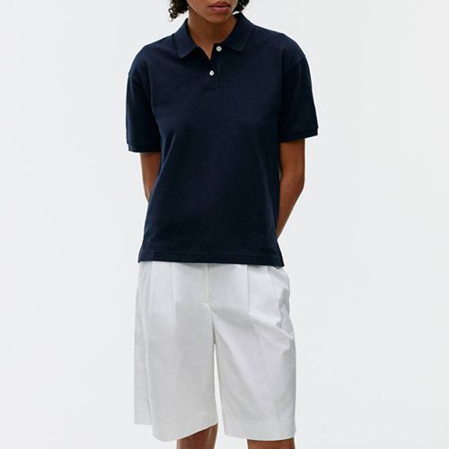 Navy Polo Style Top - ARKET - Modalova