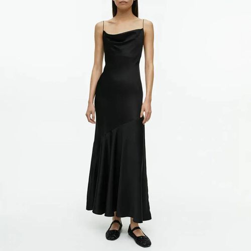 Black Satin Maxi Dress - ARKET - Modalova