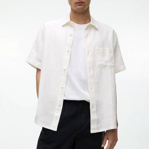 Men's White Short Collared Shirt - ARKET - Modalova