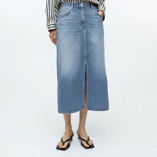 Light Denim Midi Skirt - ARKET - Modalova