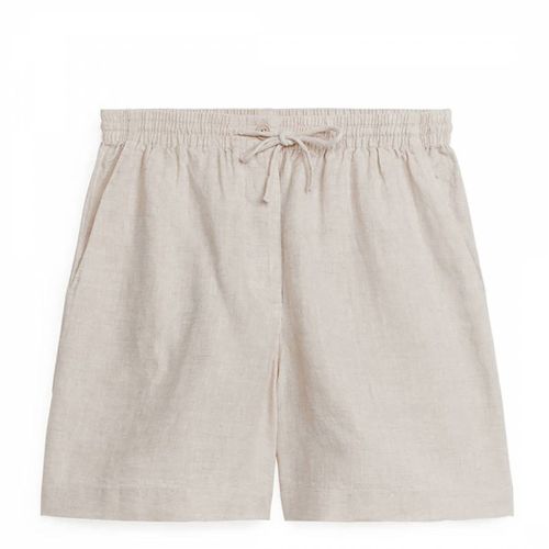 Ecru Linen Shorts - ARKET - Modalova