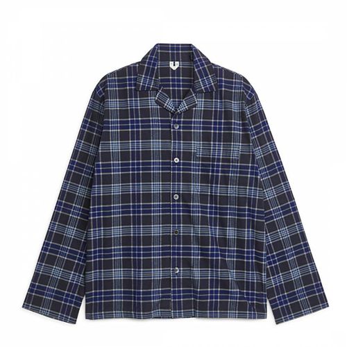 Blue Tartan Lounge Shirt - ARKET - Modalova