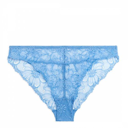 Denim Blue Lace Knickers - ARKET - Modalova