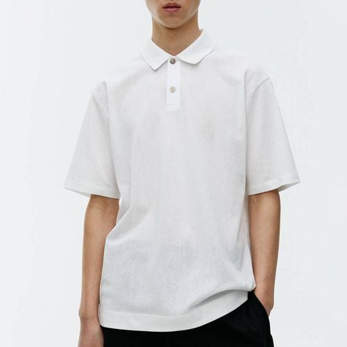 Men's White Close Mesh Polo - ARKET - Modalova