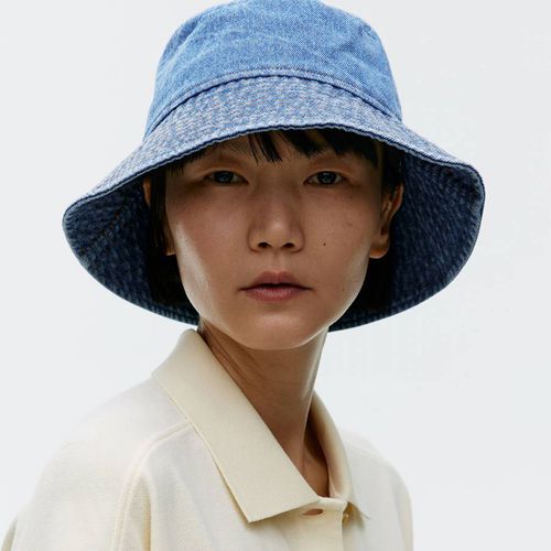 Blue Denim Bucket Hat - ARKET - Modalova