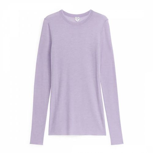 Lilac Fitted Top - ARKET - Modalova