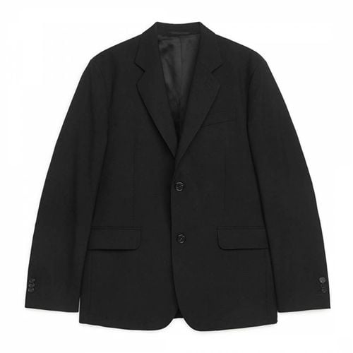 Men's Black Notched Lapel Blazer - ARKET - Modalova