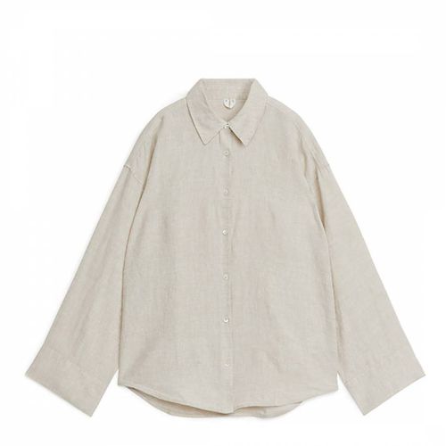 Beige Oversized Shirt - ARKET - Modalova