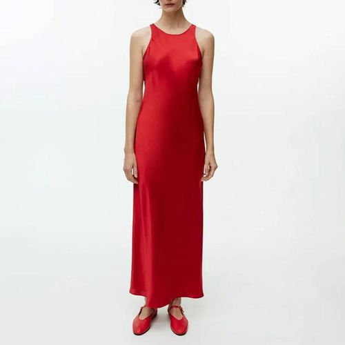 Red Satin Dress - ARKET - Modalova