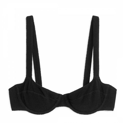 Black Thick Bikini Top - ARKET - Modalova