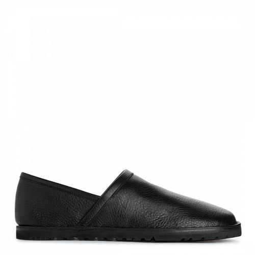 Men's Black Leather Slipper Shoes - ARKET - Modalova