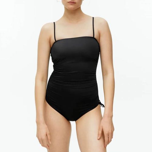 Black Ruched Swimsuit - ARKET - Modalova