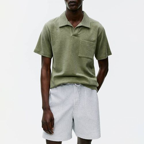 Khaki Polo Shirt - ARKET - Modalova