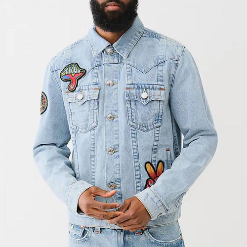 Light Wash Jimmy Society Club Denim Jacket - True Religion - Modalova