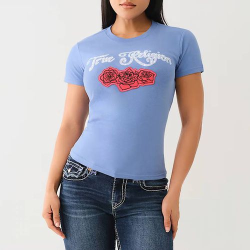 Light Crystal Rose Crew T-Shirt - True Religion - Modalova