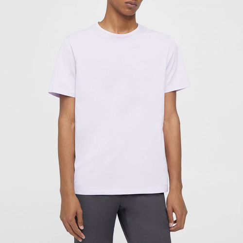 White Precise Cotton T-Shirt - Theory - Modalova