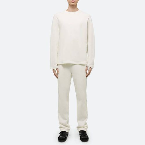 Cream Relaxed Cotton Jumper - HELMUT LANG - Modalova