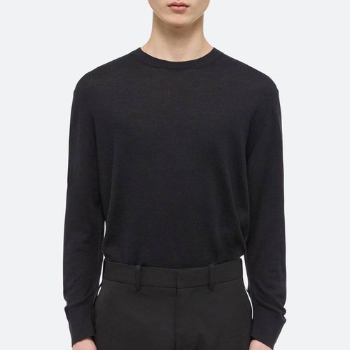 Black Curve Silk Blend Jumper - HELMUT LANG - Modalova