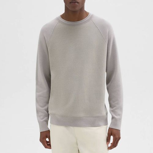 Off- Crew Neck Ribbed Sweatshirt - Theory - Modalova