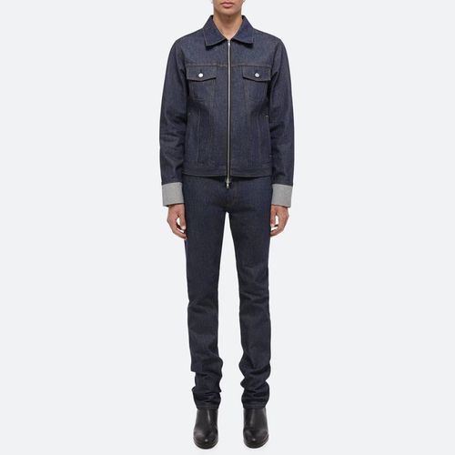 Dark Blue Denim Jacket - HELMUT LANG - Modalova