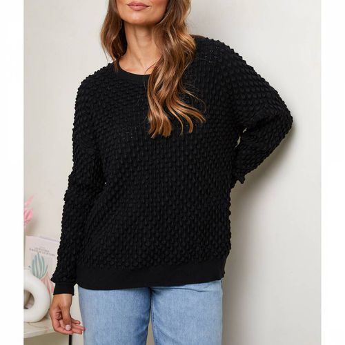 Cashmere Blend Textured Jumper - SOFT CASHMERE - Modalova