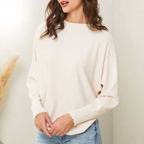 Beige Cashmere Blend Set - SOFT CASHMERE - Modalova