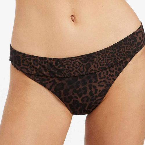 Chocolate Banded Mid Bikini Bottom - Jets - Modalova