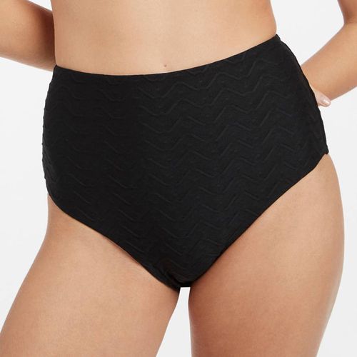 Black Rio High Waist Bikini Bottom - Jets - Modalova