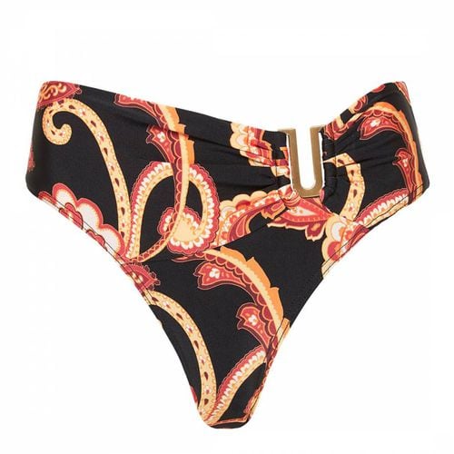 Silk Road Trimmed Mid Bikini Bottom - Jets - Modalova