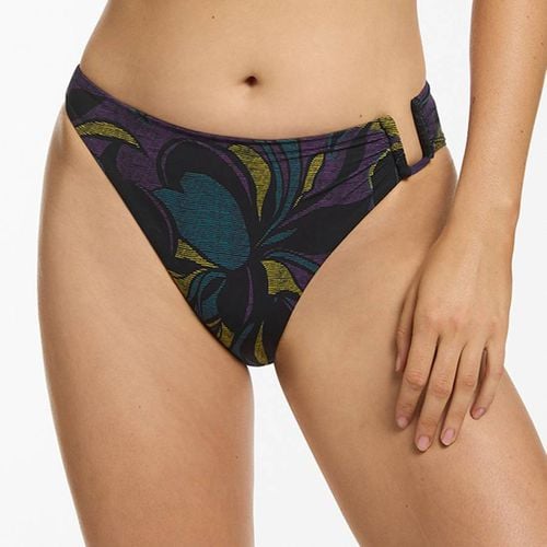 Purple High Leg Bikini Bottom - Jets - Modalova