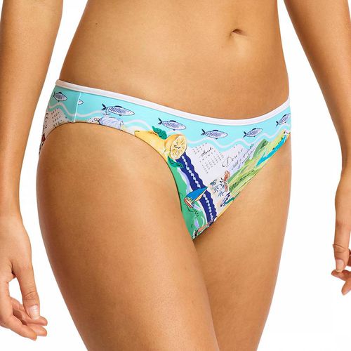 Blue Hipster Bikini Bottom - Seafolly - Modalova