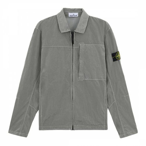 Mid Grey Overshirt - Stone Island - Modalova