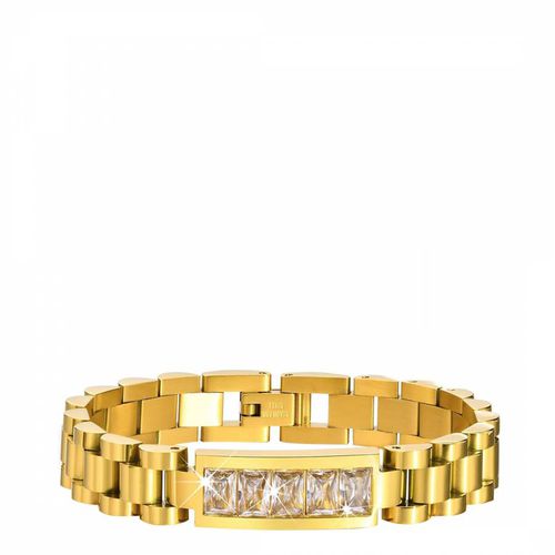 K Gold Modern Link Cz Bracelet - Stephen Oliver - Modalova