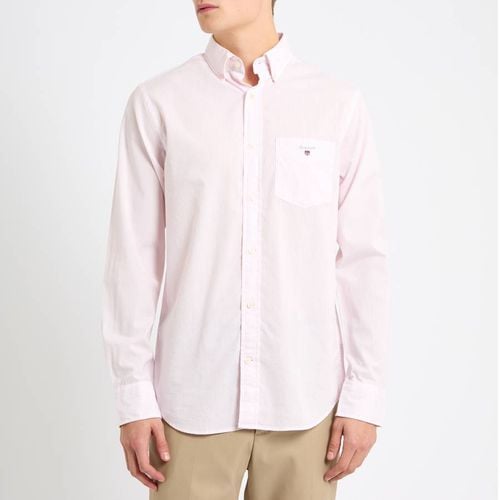 Pink Stripe Poplin Cotton Shirt - Gant - Modalova